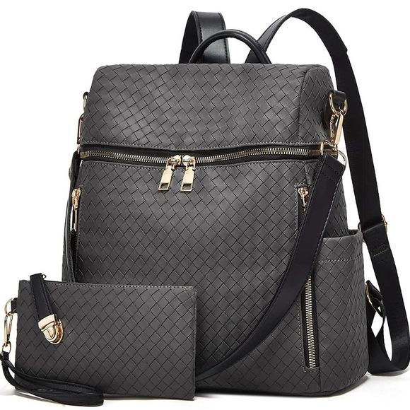 Backpack Purse Pu Leather Travel Satchel Handbag Convertible Desn C >:( - Picture 1 of 9